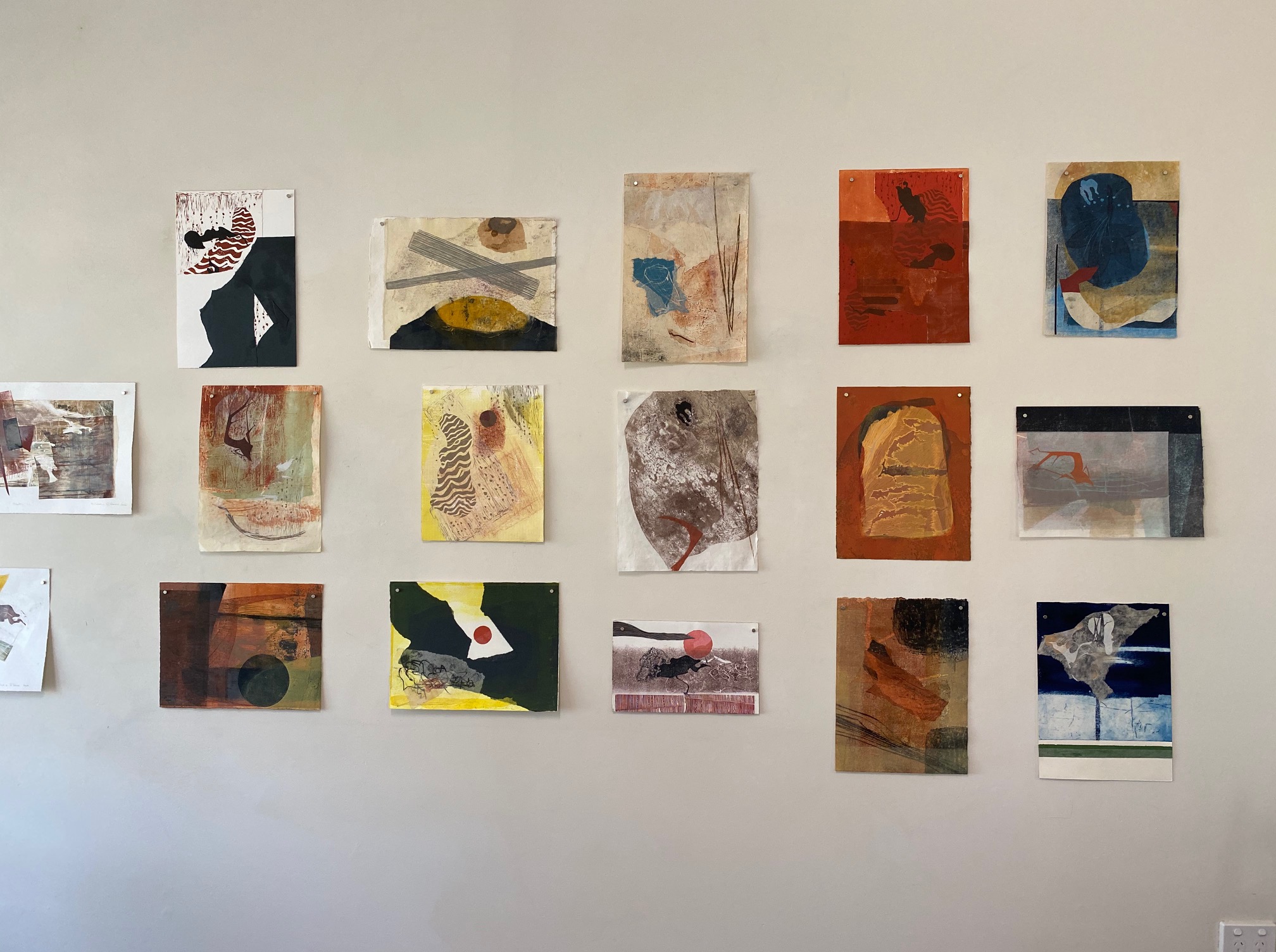 part of the exhibition Etcetera on one wall